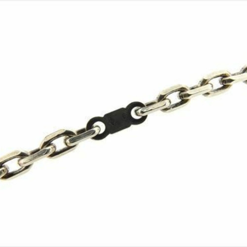 Authentic Hermes key ring Key holder Orange Silver Leather Woman - Picture 6 of 8